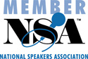 Member: National Speakers Association